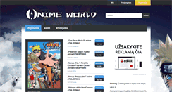 Desktop Screenshot of animeworld.lt