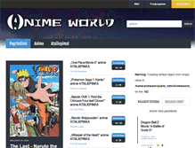 Tablet Screenshot of animeworld.lt