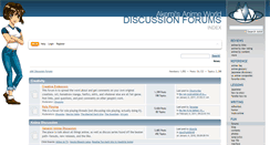 Desktop Screenshot of forum.animeworld.com